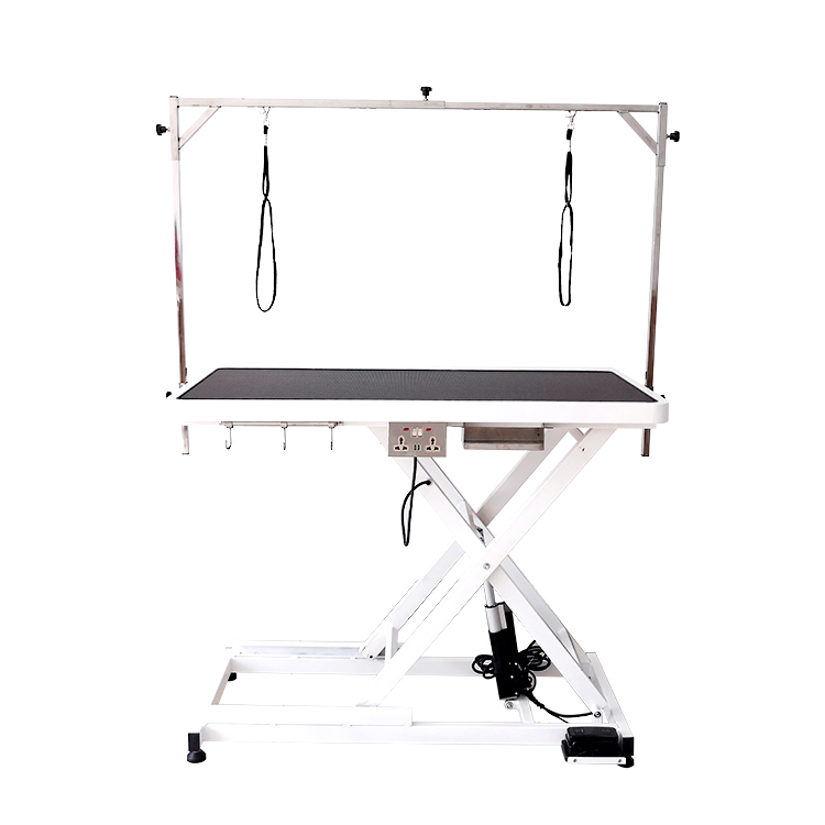 Electric lifting pet grooming table