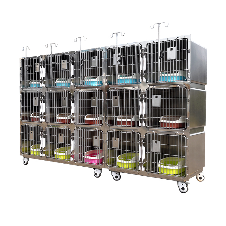 Three-layer 15-door cat cage