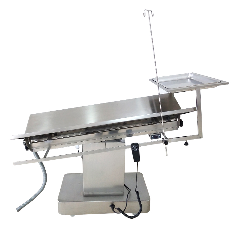 Stainless steel electric V-shaped thermostatic operating table