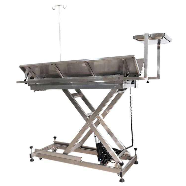 V-shaped operating table