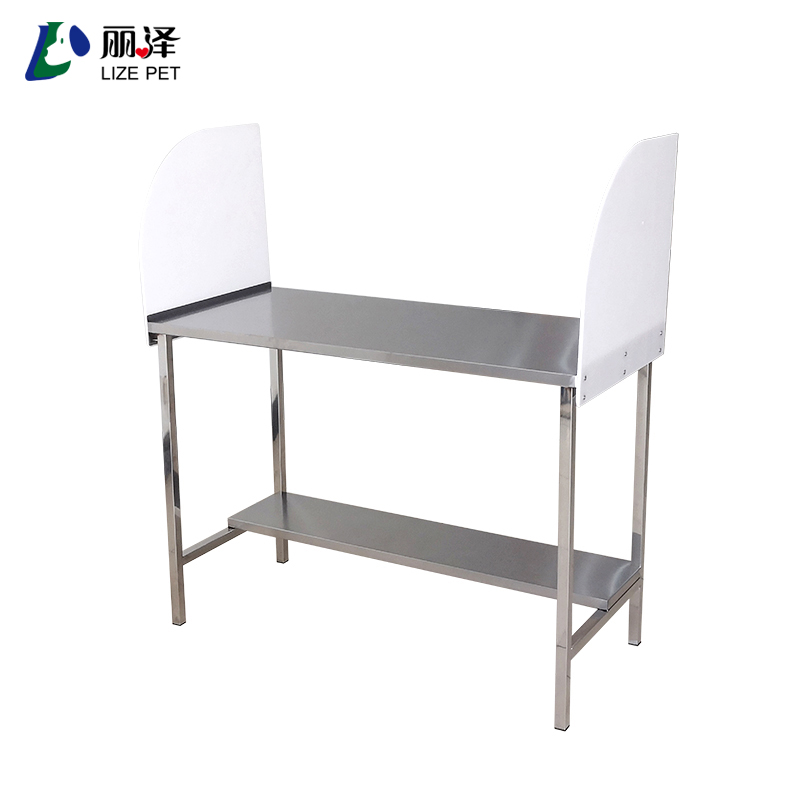 Stainless steel acrylic baffle infusion table