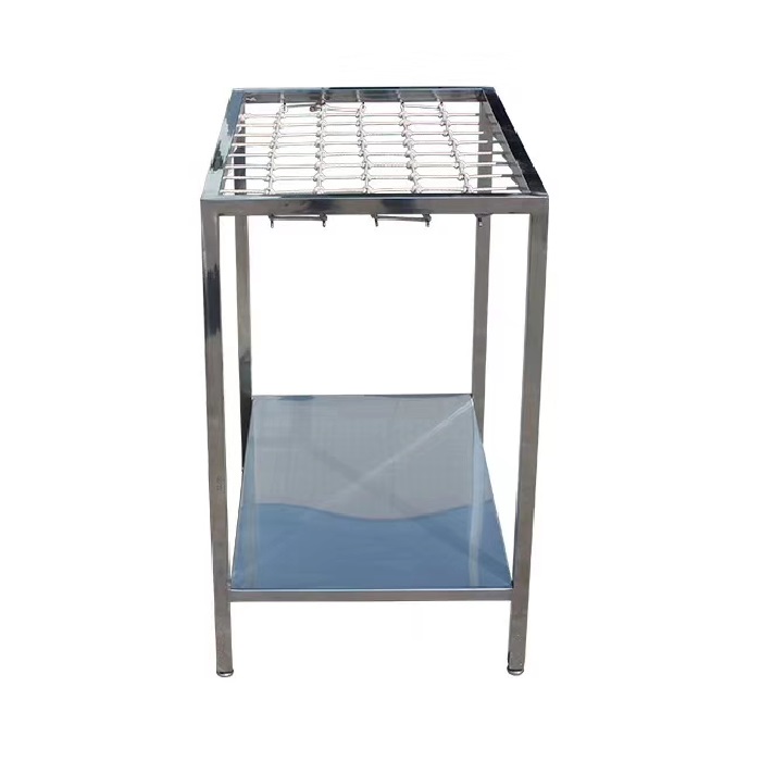 Stainless steel pet binding rack