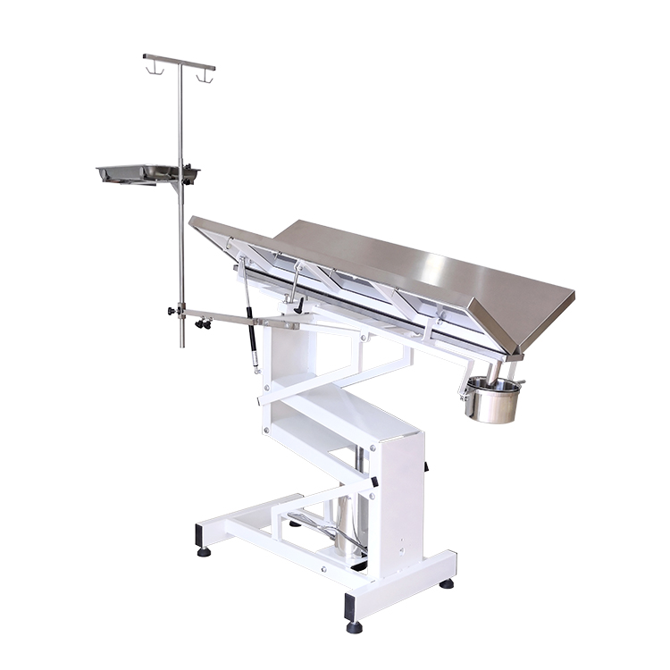 Hydraulic V-shaped operating table