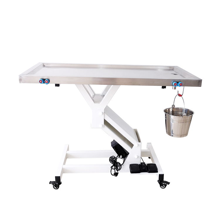 Stainless steel mobile operating table