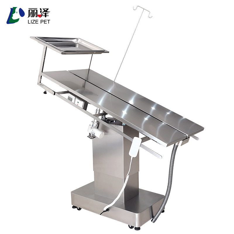 Fully electric controlled stainless steel veterinary operating table