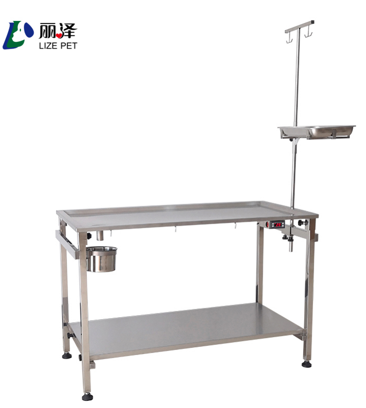 Thermostatic model - Simple double - stainless steel veterinary table