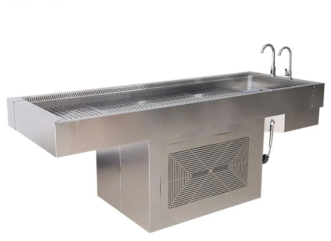 Return air type stainless steel planing table for large animals