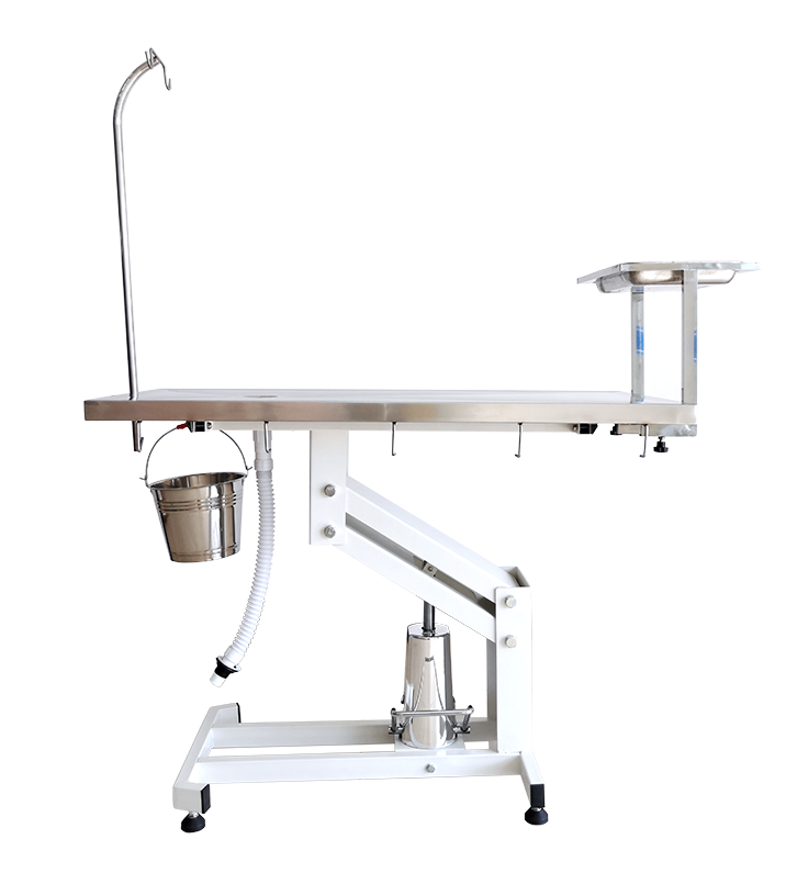 Stainless steel hydraulic lifting pet operating table