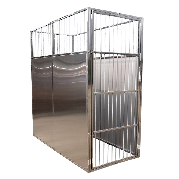 Stainless steel dog kennel
