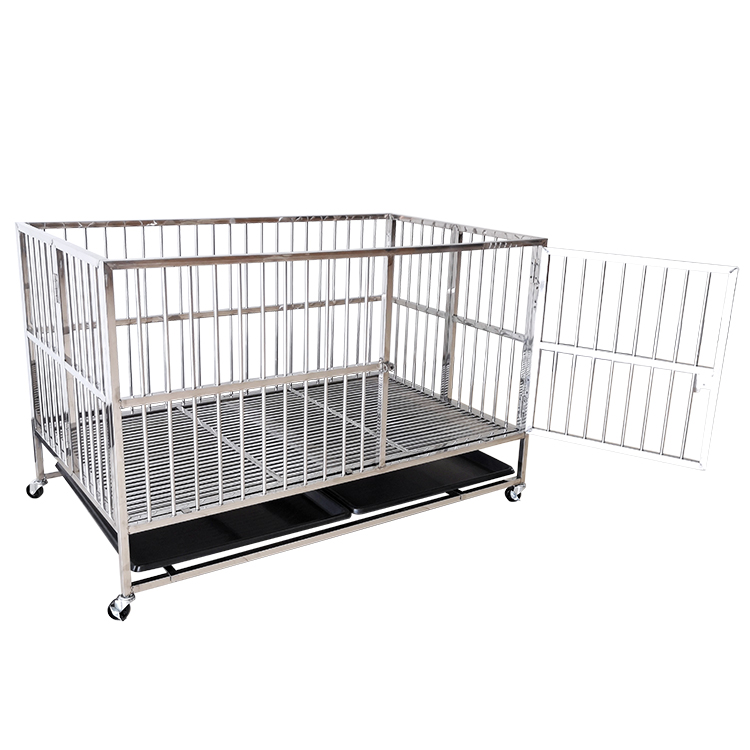 Stainless steel folding running cage