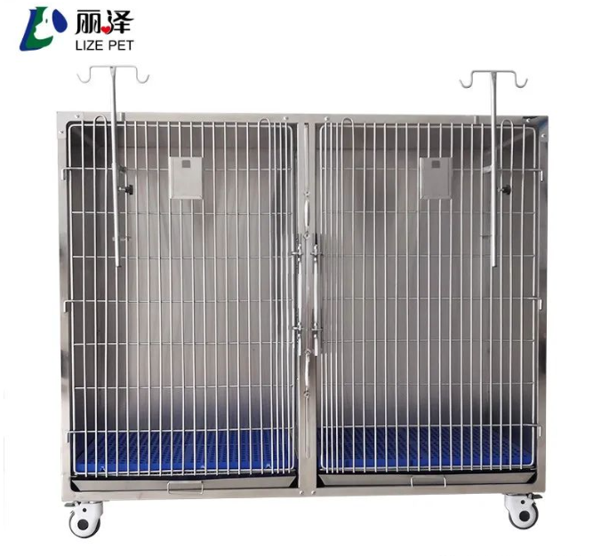 Stainless steel single layer cage with backing plate