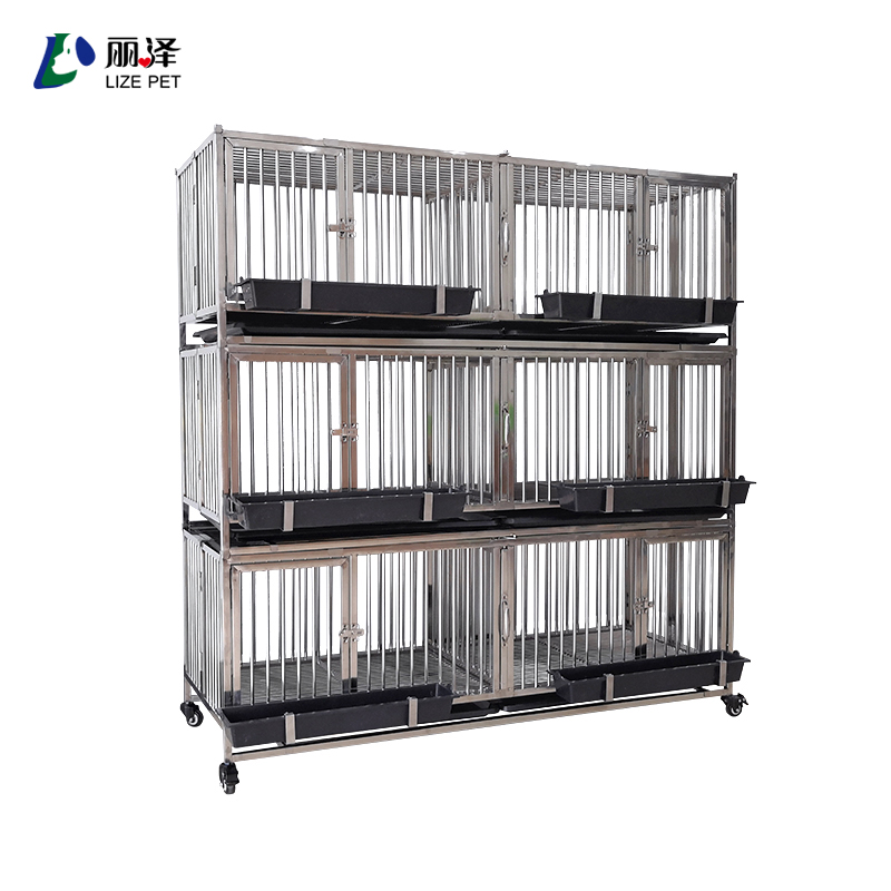 Three-layer Pigeon Coop with Pigeon Accessories for Sale Best Selling High Quality Stainless Steel Silver New Animal Birds