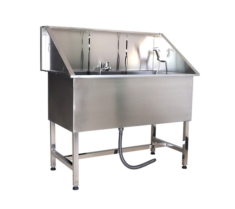 Simple stainless steel - Doorless pet bath