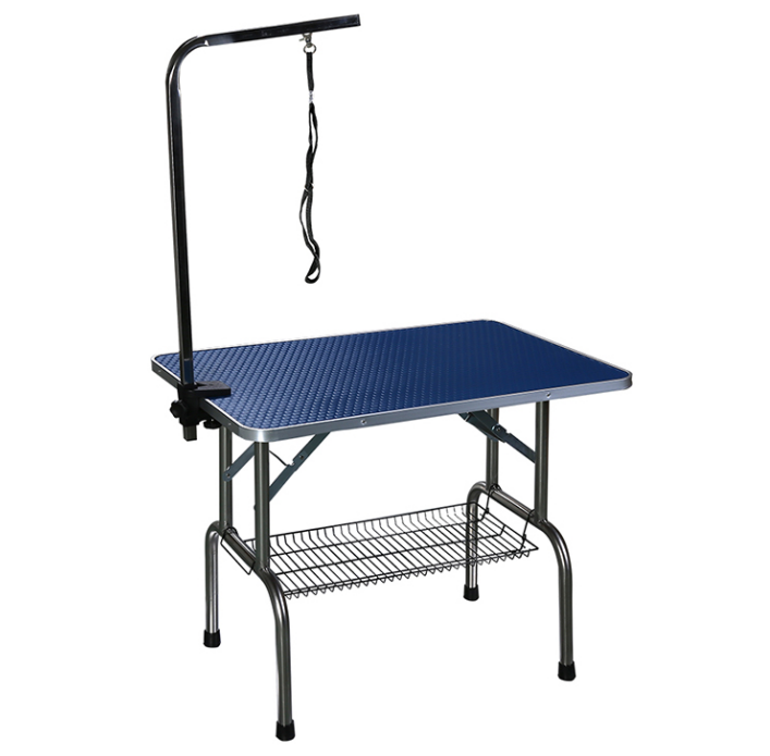 Stainless Steel legs - portable folding pet grooming table