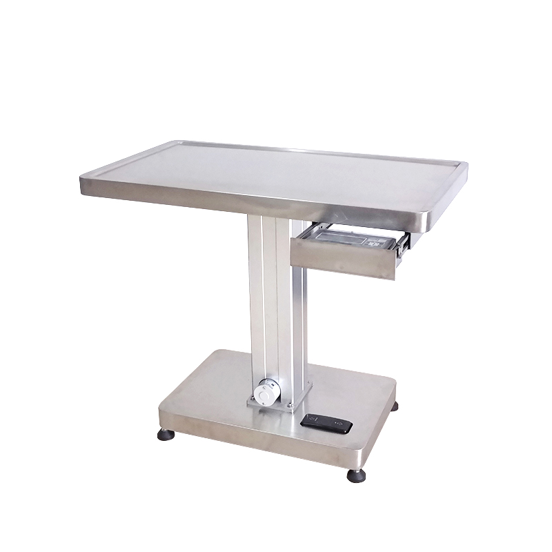 Veterinary Clinic Equipment Stainless Steel Diagnosis Lifting Table with Electronic Scale