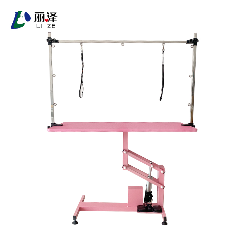 LIZE Electric lift high quality Z-type beauty square table Hair trimming and shaving table for sale groomer pet salon pet shop