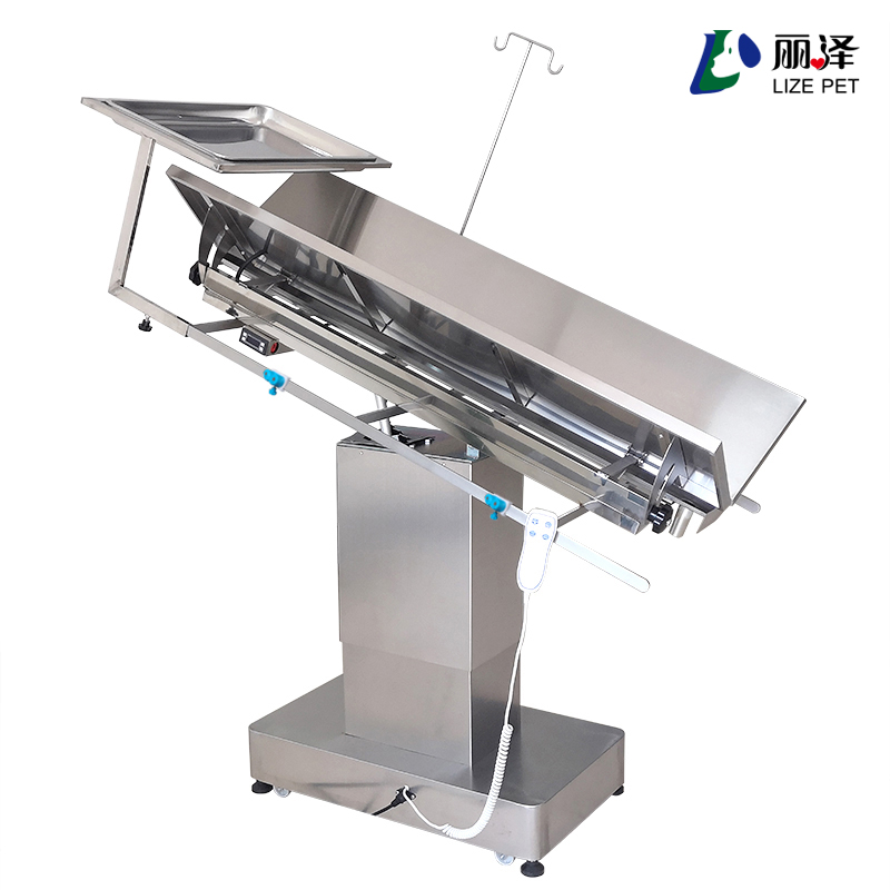 Stainless steel electric lift V-type constant temperature operating table