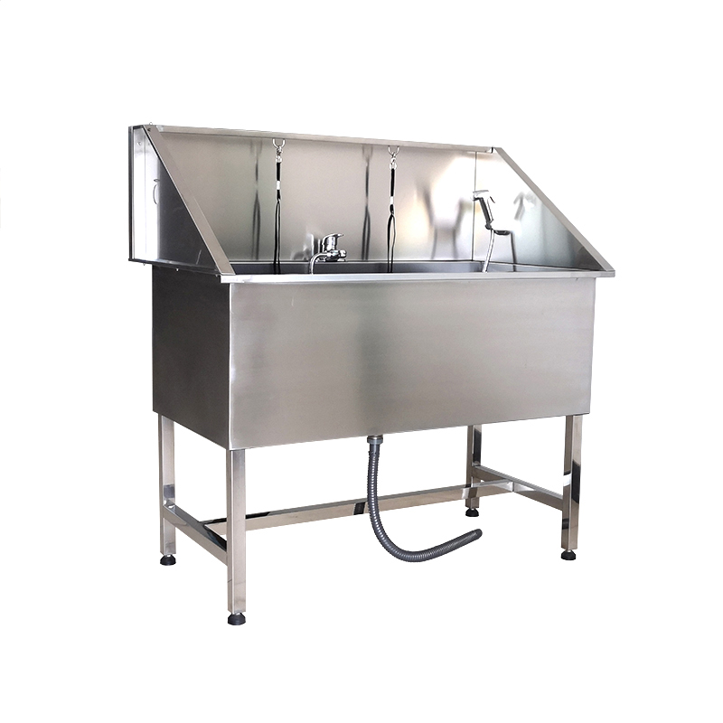 Simple stainless steel - Doorless pet bath