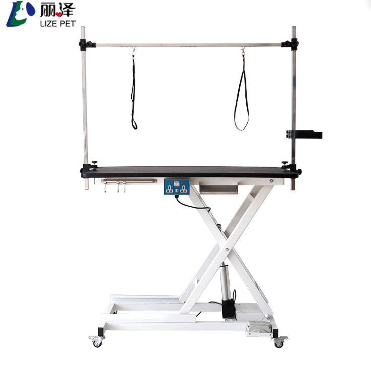 Electric lift simple pet grooming table