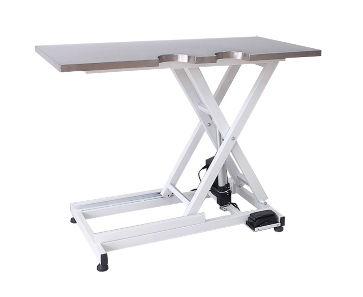 Stainless steel electric lifting veterinary B-ultrasound examination table