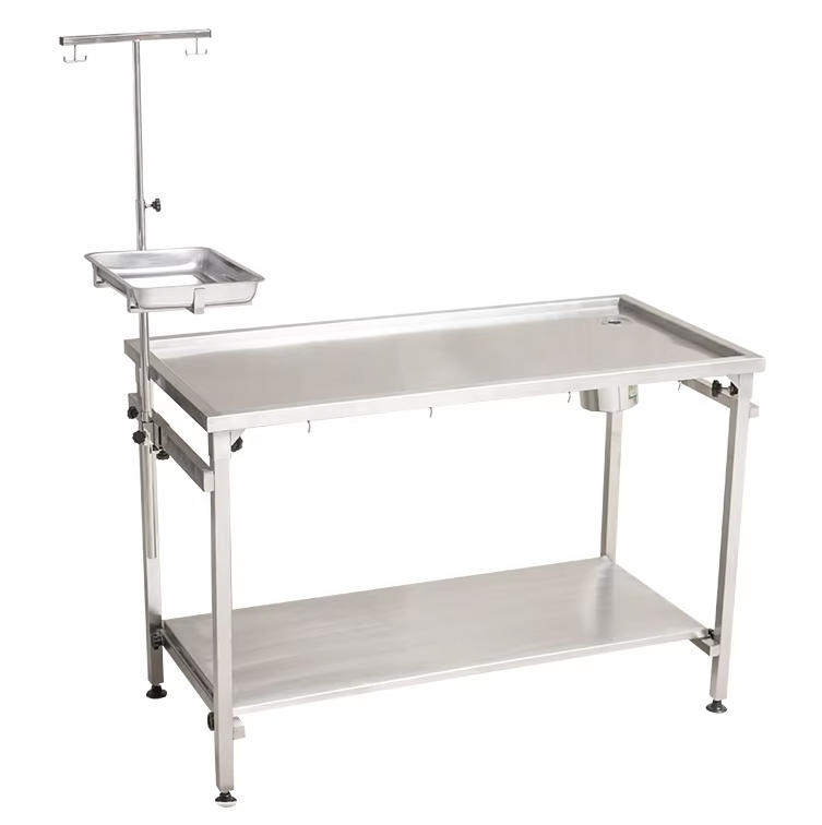 304 stainless steel veterinary inspection table Operating tables pet inspection and care table manufacturer