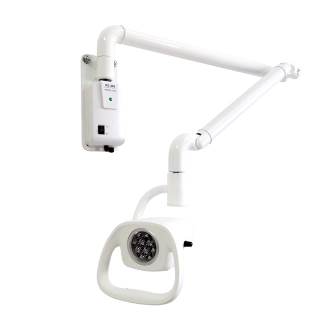 Wall-mounted medical examination lamp