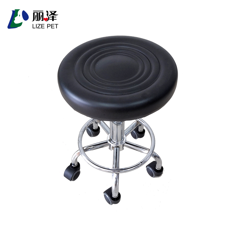 High Quality Hospital Furniture Height-Adjustable Stainless Steel nurse Stool Doctor Chair With Castors